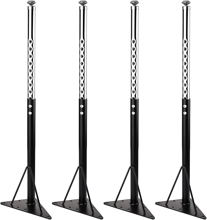 KAZAKA Adjustable Table Legs, 20-30 inch