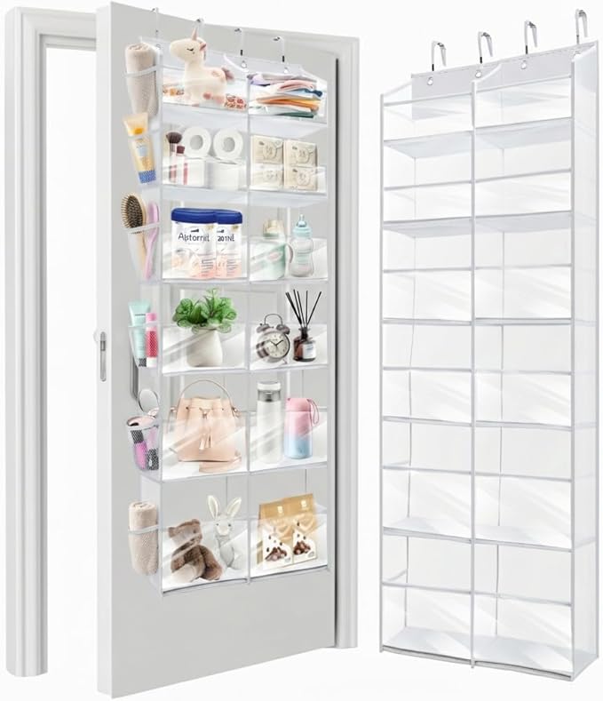HOMELUX THEORY UPGRADED 6 Tiers Over The Door Organizer Hanging