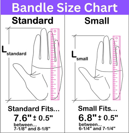 Bandles™ - True Ergonomic Resistance Band Handles | Unleash the Full Potential of Pain-Free, Full-Body Workouts | Durable & Comfortable for High-Intensity Training (2 Handles) (Black, Standard)