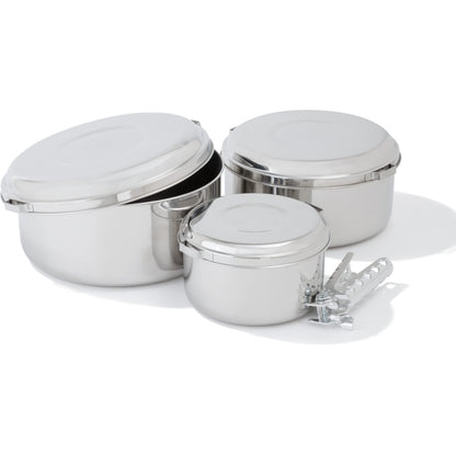 MSR Alpine 4 Stainless Steel Camping Pot Set