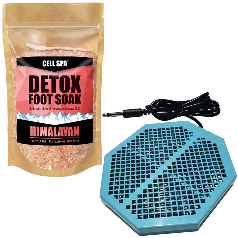 CS-900 Twice Powerful 6.5" x 5.5" Ion Detox Foot Bath Arrays Flat Dual Coil Stainless Steel Aqua Ionic Cleanse Array Compatible with Most 1/4" Plug Type Detox Machines