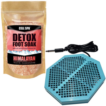 CS-900 Twice Powerful 6.5" x 5.5" Ion Detox Foot Bath Arrays Flat Dual Coil Stainless Steel Aqua Ionic Cleanse Array Compatible with Most 1/4" Plug Type Detox Machines