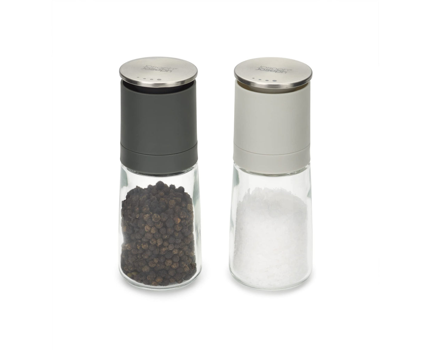 Joseph Joseph Salt and Pepper Grinder Set - Black/Grey