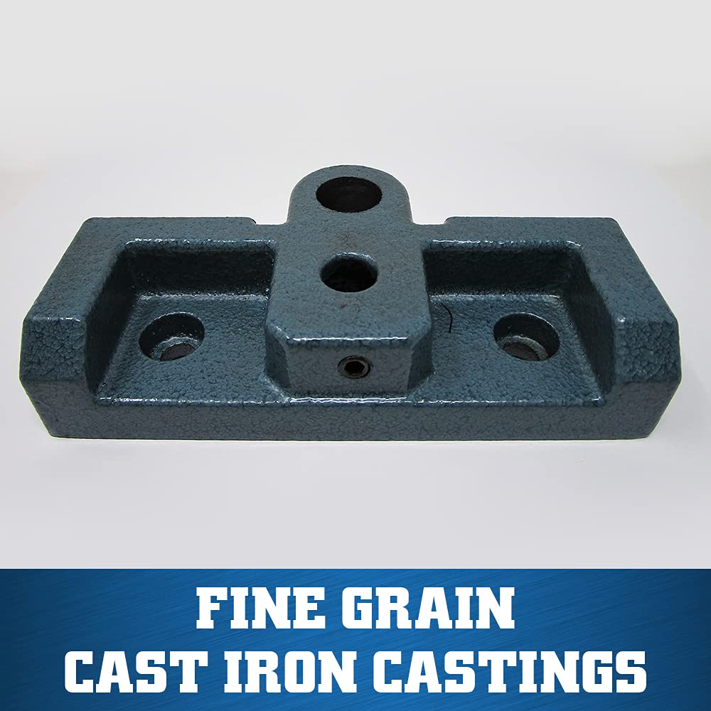 Wilton Low-Profile Drill Press Vise, 6" Jaw Width, 6" Jaw Opening, 2" Jaw Depth (Model LP6)