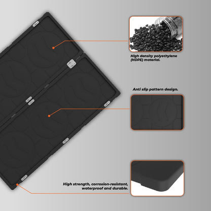 LECARDIO Heavy Duty Slide-Out Truck Bed Cargo Tray,Pull-Out Storage Organizer for Pickup Trucks,Fits 5'5" Beds & Longer