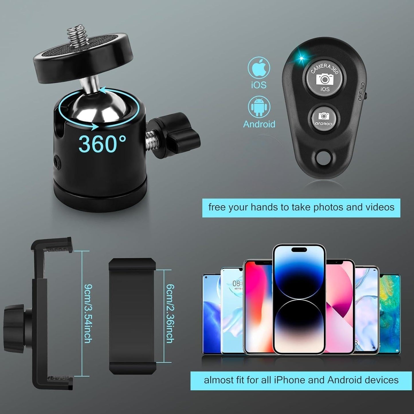 11.5 inch Ring Light with Tripod Stand & Phone Holder Tall 177cm/69.5",Large Professional Selfie Ring Lights for Phone,LED Standing Ringlight for Makeup,Video,Streaming,Youtube
