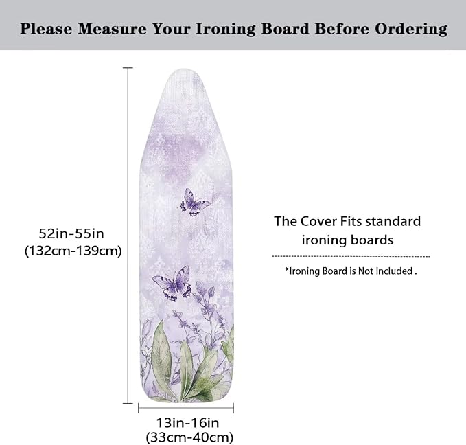Heavy Duty Iron Board Covers Standard Size Padding Decorative Covers