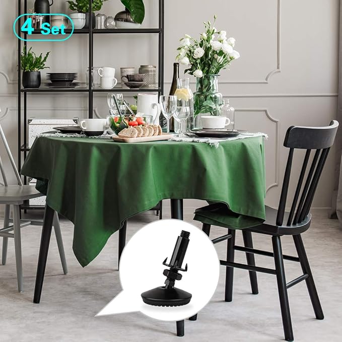4 Set M10 Swivel Adjustable Leveling Feet, Heavy Duty Height Adjuster Furniture