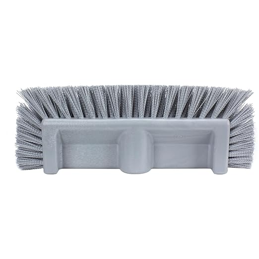 SPARTA Multi-Level Tile Scrub Brush 12" Wide Brush Head, Heavy-Duty Tile