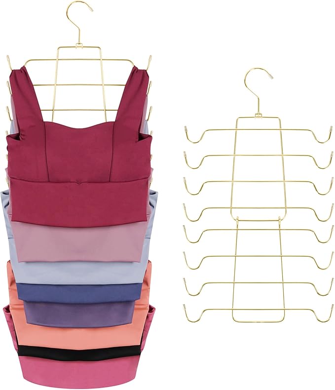 ZEDODIER Tank Top Hanger Space Saving, Bra Hangers