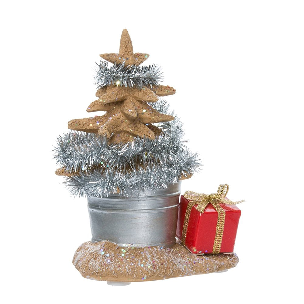 Kurt Adler Fabriche' Beach Santa, 10-Inch, Set of 2