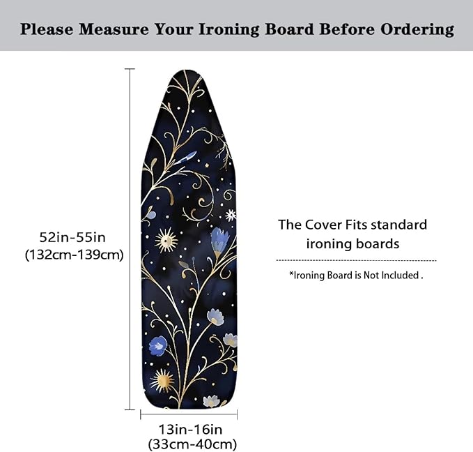 Sun Floral Ironing Board Cushion Resist Scorching Protector