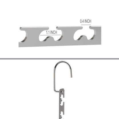 GEFTOL Space Saving Hangers Metal Hanger Magic Cascading Hanger Closet Clothes Organizer(4 Pack)