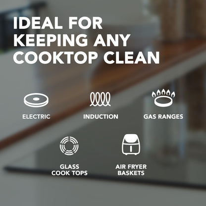 Weiman Ceramic and Glass Cooktop Cleaner - Heavy Duty Cleaner and Polish - 283g - 3 Scrubbing Pads