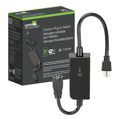 Leviton Decora Smart Switch, Wi-Fi 2nd Gen, Neutral Wire Required, Works with Matter, My Leviton, Alexa, Google Assistant, Apple Home/Siri & Wired or Wire-Free 3-Way, D215S-1RW, White