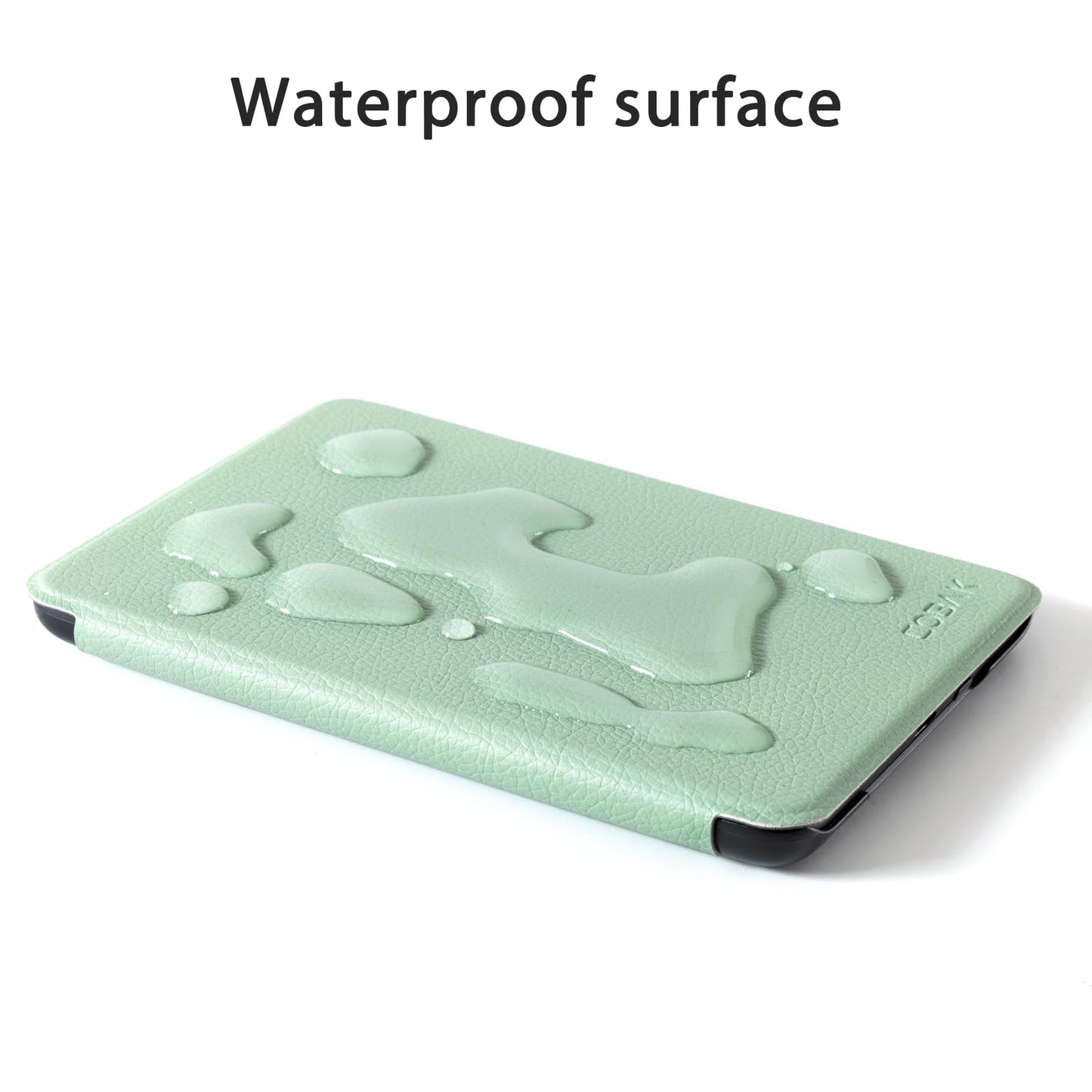 CoBak Case for 6" Kindle 11th Generation 2024/2022 & International Version, Premium PU Leather Smart Cover with Auto Sleep/Wake for 6" E-Reader, Matcha Green