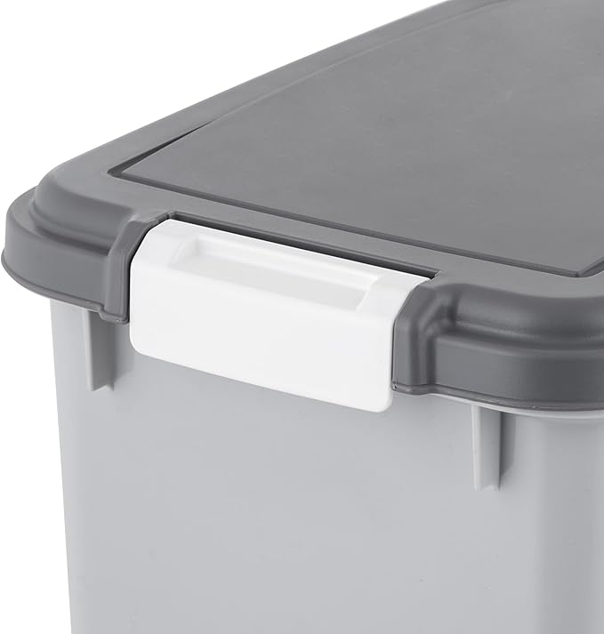 IRIS USA Dog Food Storage Container, 30 lbs & 11 lbs Combo, Cat Food Storage