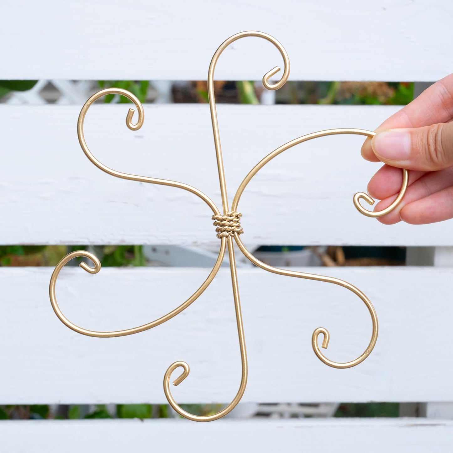 GOOOXIM 5PCS 7.5 Inch Monstera Plant Stem Support Hook - Premium Metal Structure for Indoor Plants, Durable and Elegant Stem Holder with Soft Touch Clips for Stable Growth