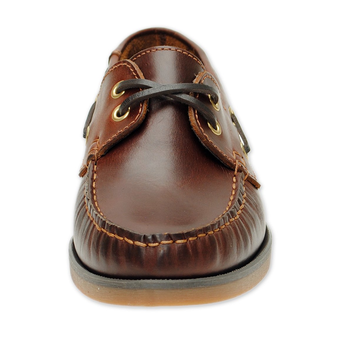 Jim Boomba Boat Shoe - Deck Shoe Cooba Style - Mahogany Brown (UK 12.0)