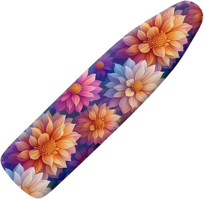 Boho Flowers Ironing Board Covers, Heavy Duty Iron Board Cushion