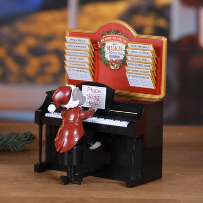 Mr. Christmas Christmas Décor, 10 in, Sing-a-Long Mouse,Plastic