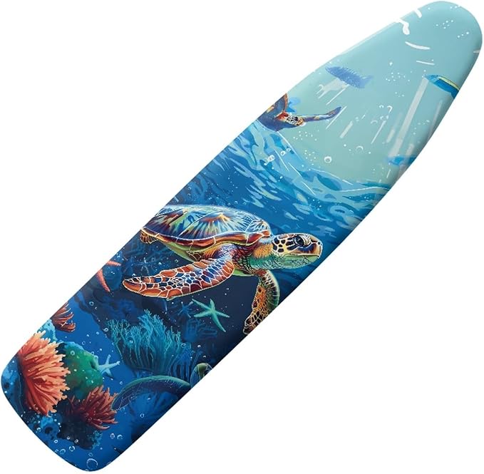 GLENLCWE Underwater Sea Turtle Ironing Board Cover