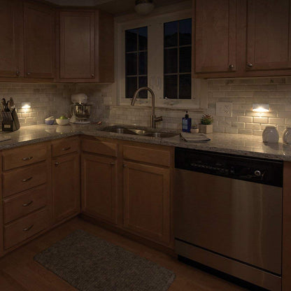 Beams MB710 15 Lumen LED Wireless Battery Powered Motion Sensing LED Nightlight, 3-Pack, White