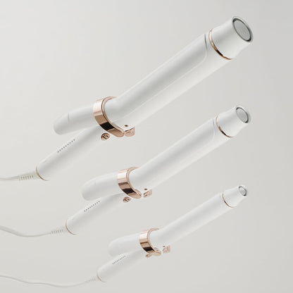 T3 SinglePass Curl X Extra-Long Barrel 1", 1.25", 1.5" Curling Iron with 9 Heat Settings and Ceramic Barrel for Fast Styling and Lasting Results on All Hair Types