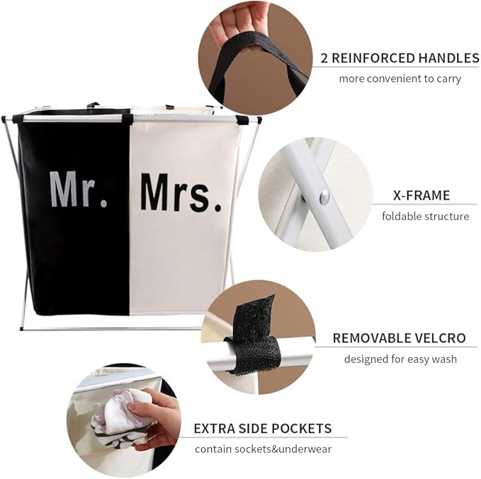 Nicesail Laundry Hamper 2 Section