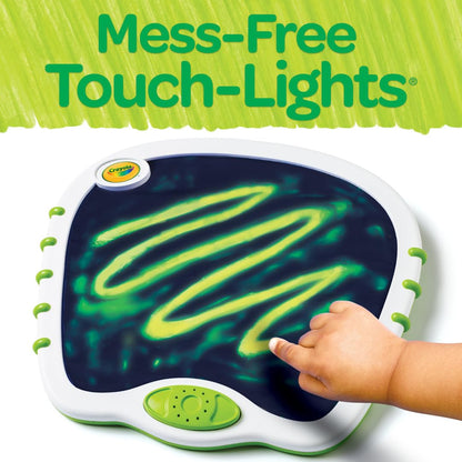 Crayola Toddler Touch Lights, Musical Sensory Toys for Toddlers, Light Up Drawing Pad, Mess Free Painting, Travel Activity, Gift for Toddlers, 2+