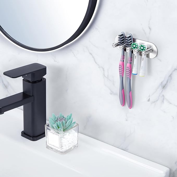 Electric Toothbrush Head Holder, Toothbrush Holders Wall Mounted, Adhesive