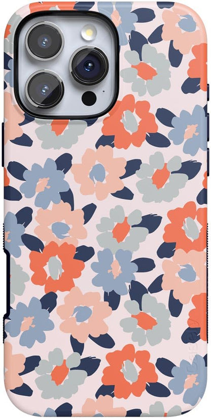 Casely iPhone 16 Pro Max Case | Blue Stripes | Sunday Best | Compatible with MagSafe | Bold Protective Design
