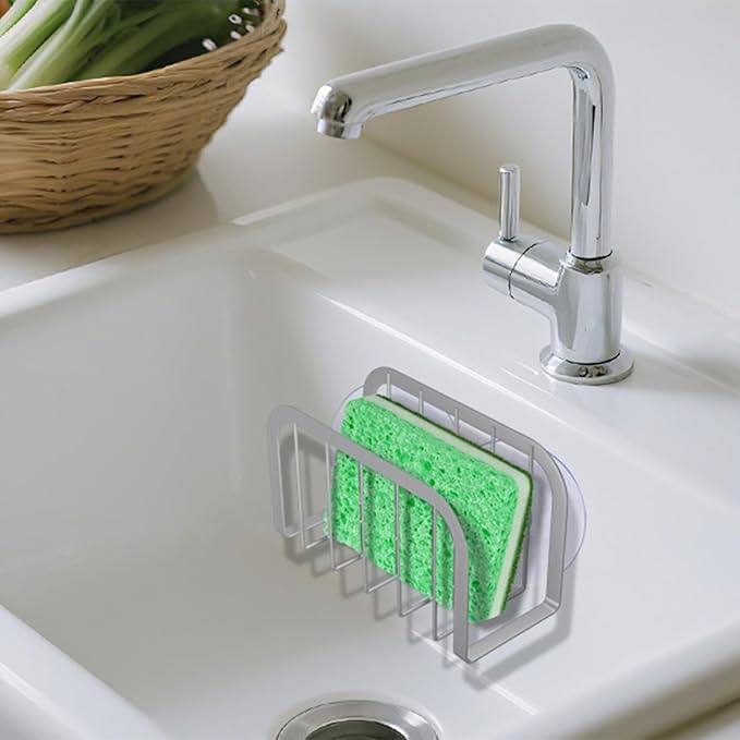 Sponge Holder for Kitchen Sink, Sink Organizer, Kitchen Sponge Holder