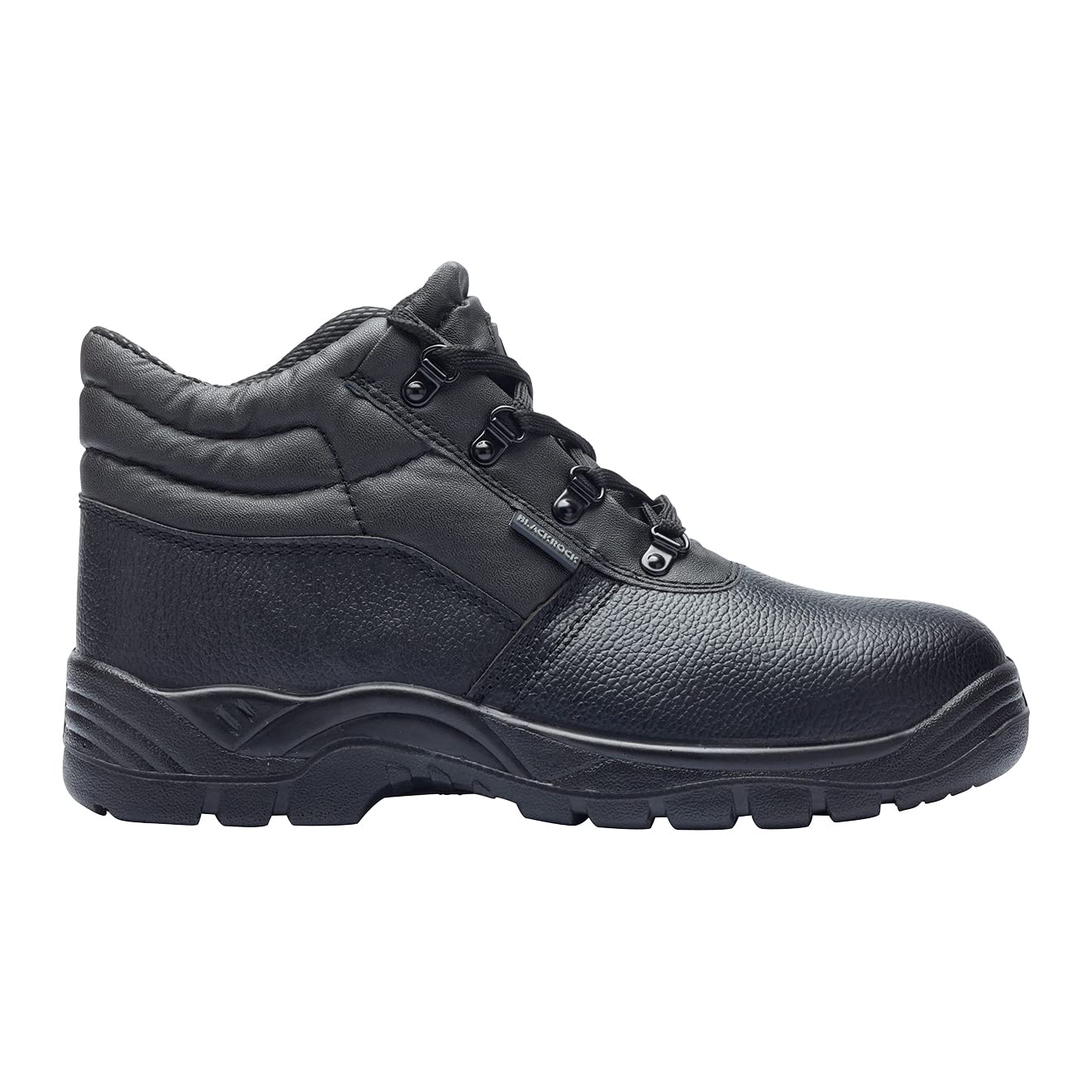 Blackrock Chukka Work Boots, Safety Boots, Safety Shoes, Steel Toe Cap, Mens Womens Ladies, Work Shoes, Black, Gardening, Lightweight, Leather, Wide Fit, Non Slip, On Site - Size 9