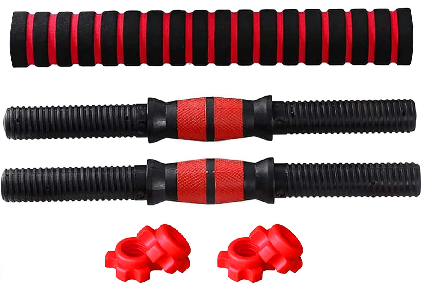 Dumbbell Bars Adjustable Dumbbell Weight Set Barbell Lifting - 2 x 15.74in Bars and 1 x 15.74in Connecting Rods for Gym Home