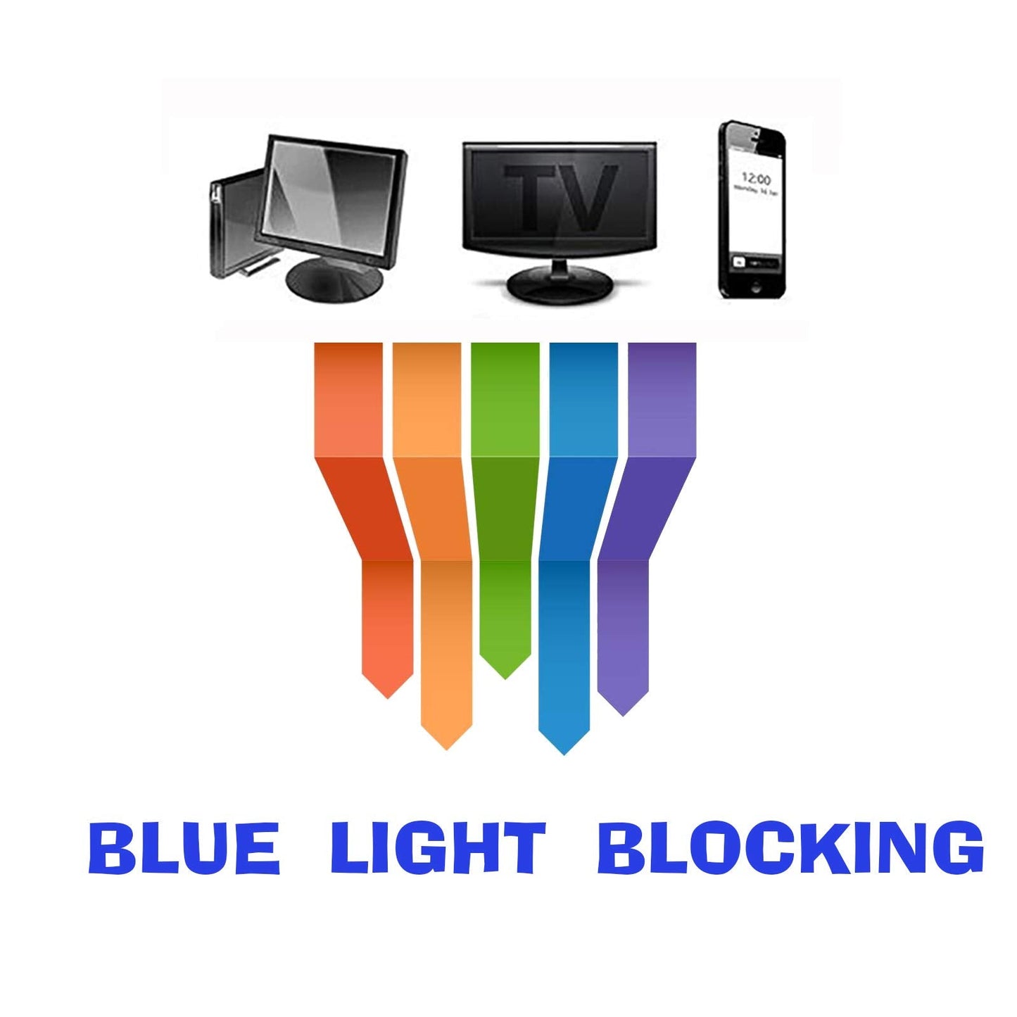 oriopxic Distance Blue light Glasses -0.50 Computer Nearsighted Glasses Anti Eyestrain Anti Glare Myopia Glasses