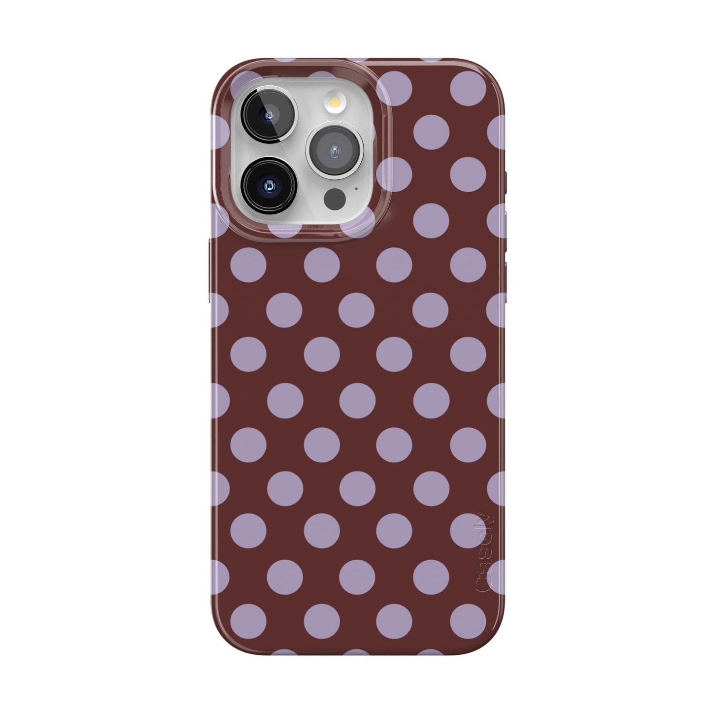 Casely iPhone 15 Pro Case | Fit Check | Neutral Checkerboard | Compatible with MagSafe | Classic Ultra Slim Design