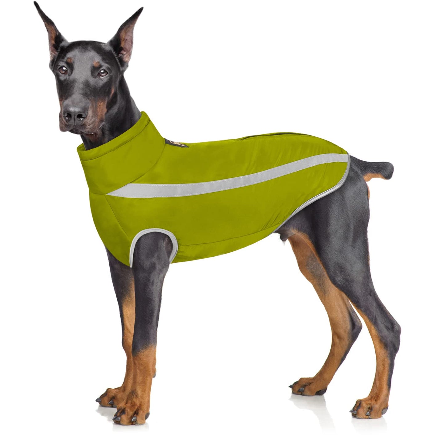 Idepet Waterproof Dog Coat Winter Warm Jacket,Windproof Pet Clothes Dog Jacket Outfit for Small Medium Large Dogs with Harness Hole XL-6XL