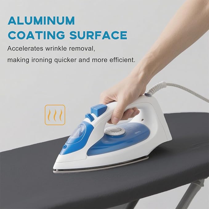 Iron Board Cover with Padding, Extra Thick Heavy Duty Aluminum Coated Ironing