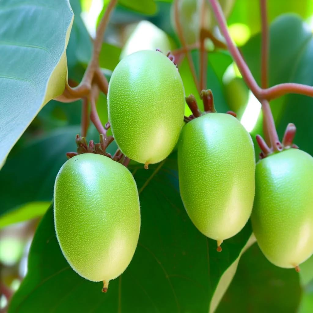 Actinidia arguta (Bower Actinidia, Hardy Kiwi, Kiwi Berry, Tara Vine) Fruit Seeds, Fruit with Sweet and Slightly Tart Flavor, Seeds by MySeeds.Co, You Choose The Amount (4 Grams)
