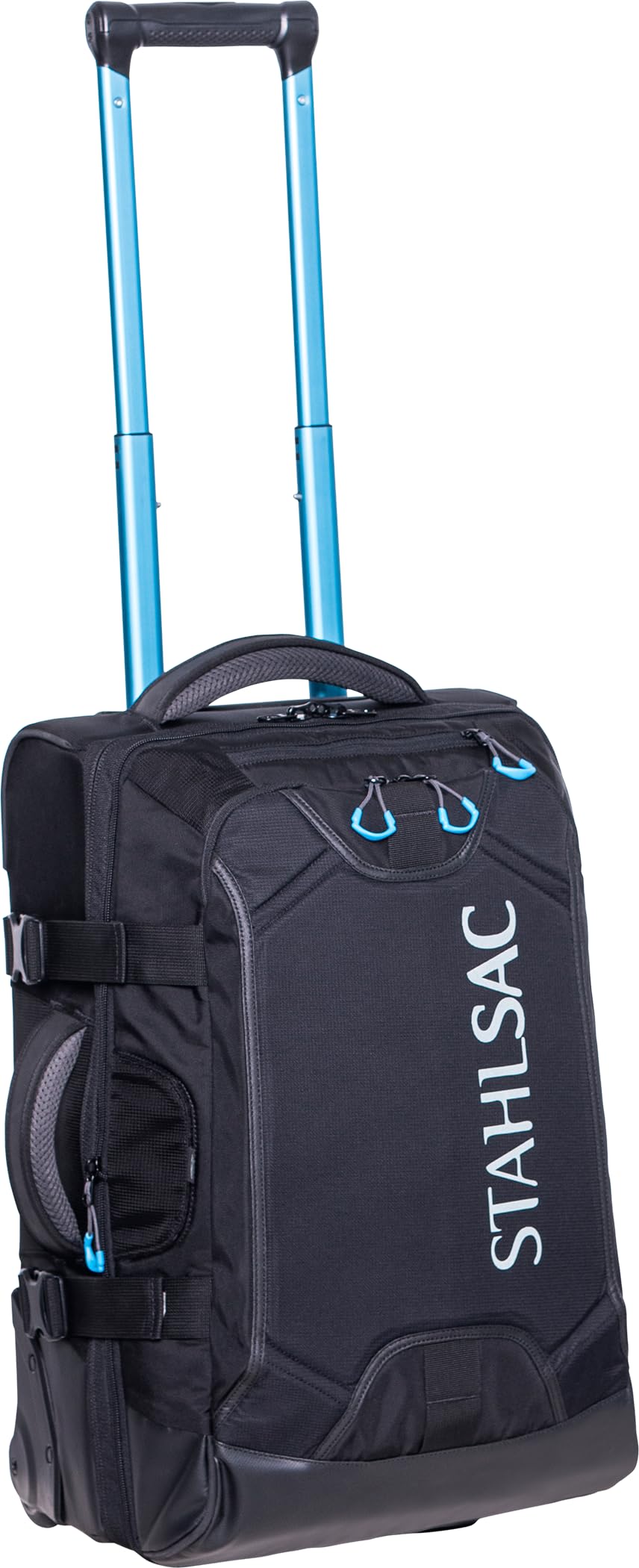 Stahlsac Steel Wheeled Bag: Durable dive bag for travel, wet & dry compartments, 22" carry on