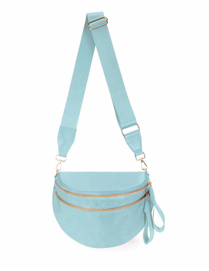 Spacious Nylon Crossbody Bag Bum Bag Handbags Wallets Purses Trendy Shoulder Bag for Women