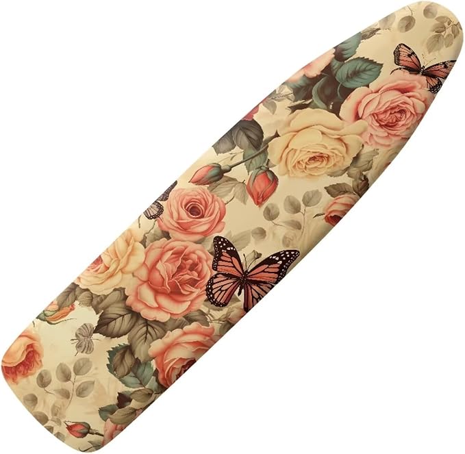 ZDCUSTOM Flower Butterfly Tabletop Ironing Board Cover Standard Ironing Board