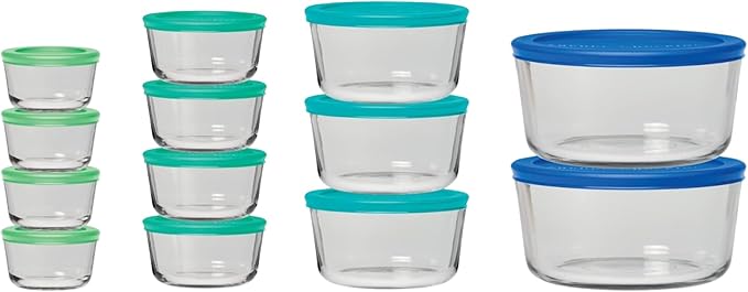 Anchor Hocking 26 Piece Glass Storage Containers