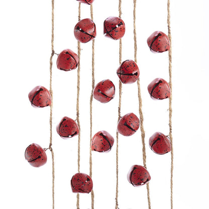 8-Foot Red Bell Garland