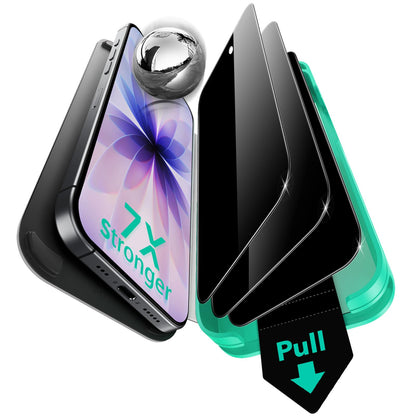 ESR 3 Pack 9H+ Glass for iPhone 16 Pro Max Screen Protector, [Military Grade Shatterproof & Longest Durable] Armorite Ultra-Tough Tempered Glass with UltraFit Tray