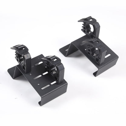 Aunginsy Bed Rail Mount Brackets Compatible with Ford Maverick 2022-2024 2025 Truck Bed Rail Track System Bed Rail Modular Accessory Mount for Shovels, Recovery Boards, Fuel Cans & Other Accessories