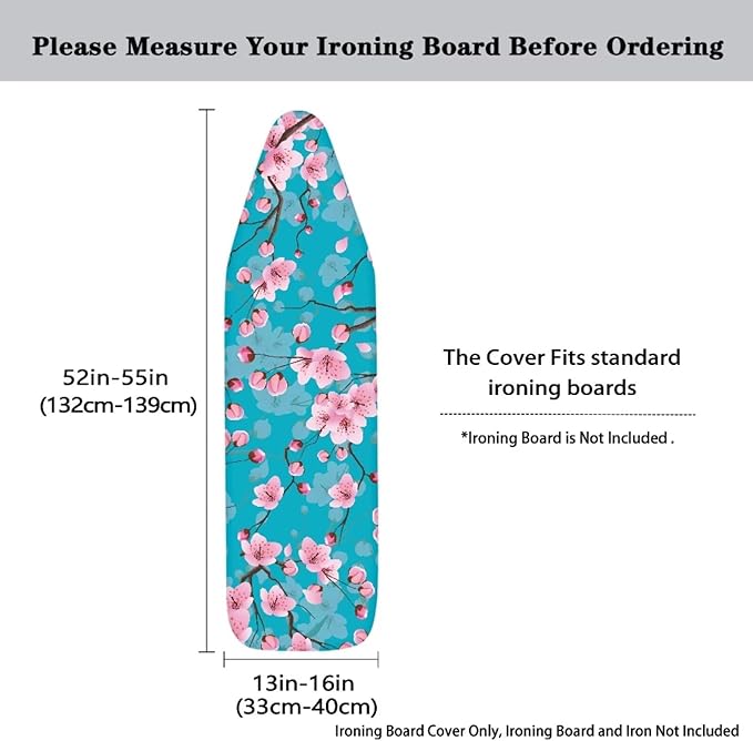 Cherry Blossom Pattern Ironing Board Cover