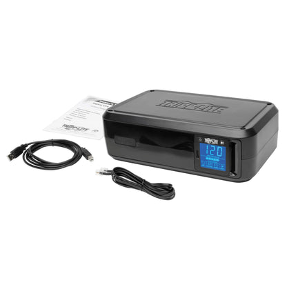 Tripp Lite 1000VA Smart UPS Battery Back Up, 500W Tower, 8 Outlets, LCD Display, AVR, USB, Tel / DSL / Coax Protection, 3 Year Warranty & $250,000 Insurance (SMART1000LCD) Black
