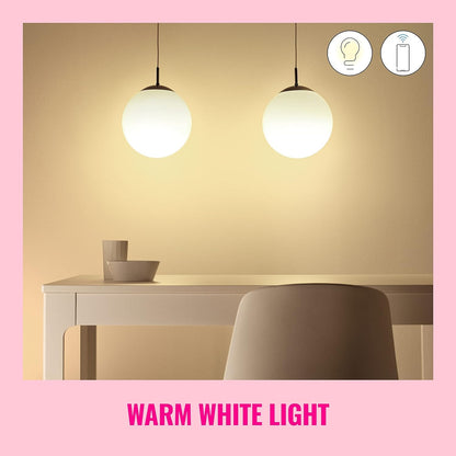 WiZ 60W A19 Tunable White LED Smart Bulb - Pack of 6 - E26- Indoor - Connects to Your Existing Wi-Fi - Control with Voice or App + Activate with Motion - Matter Compatible